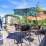 Historic Corner Apartment With Patio & Off Street Parking